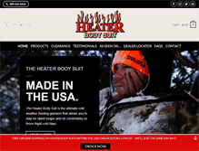 Tablet Screenshot of heaterbodysuit.com